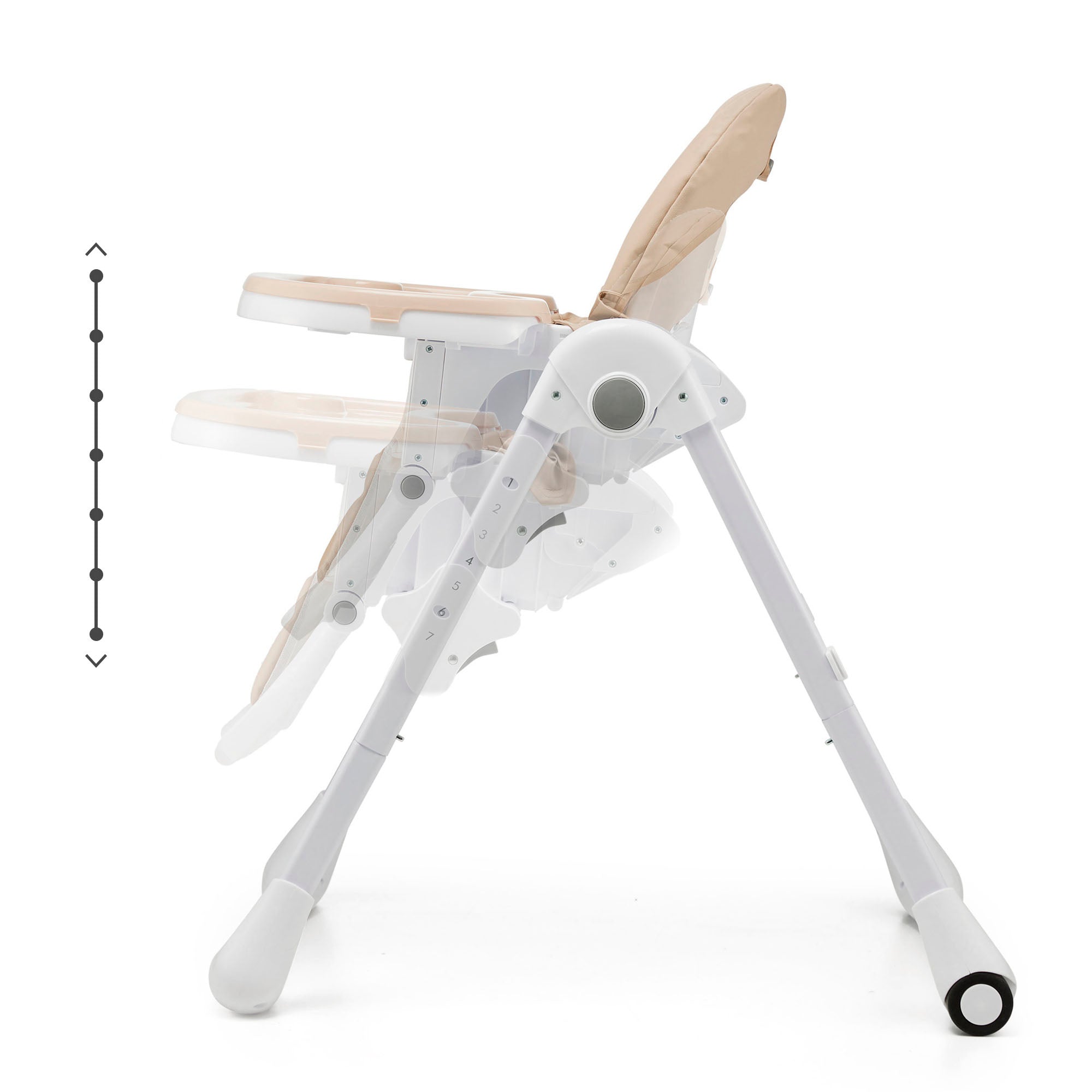 Kinderkraft Tummie double tray detail, Beige