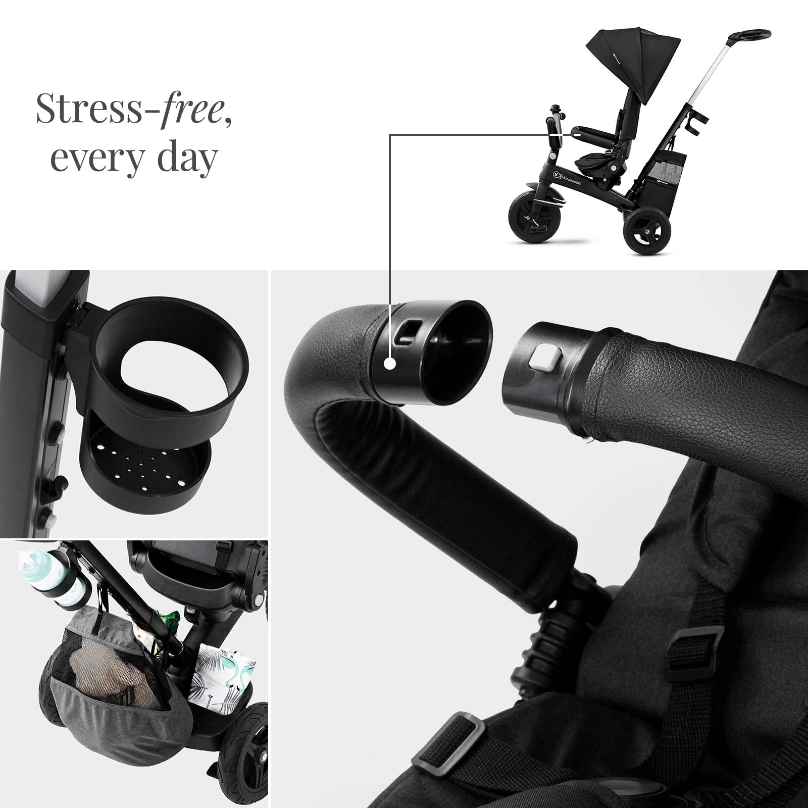 Kinderkraft EASYTWIST USA Black (view 6)