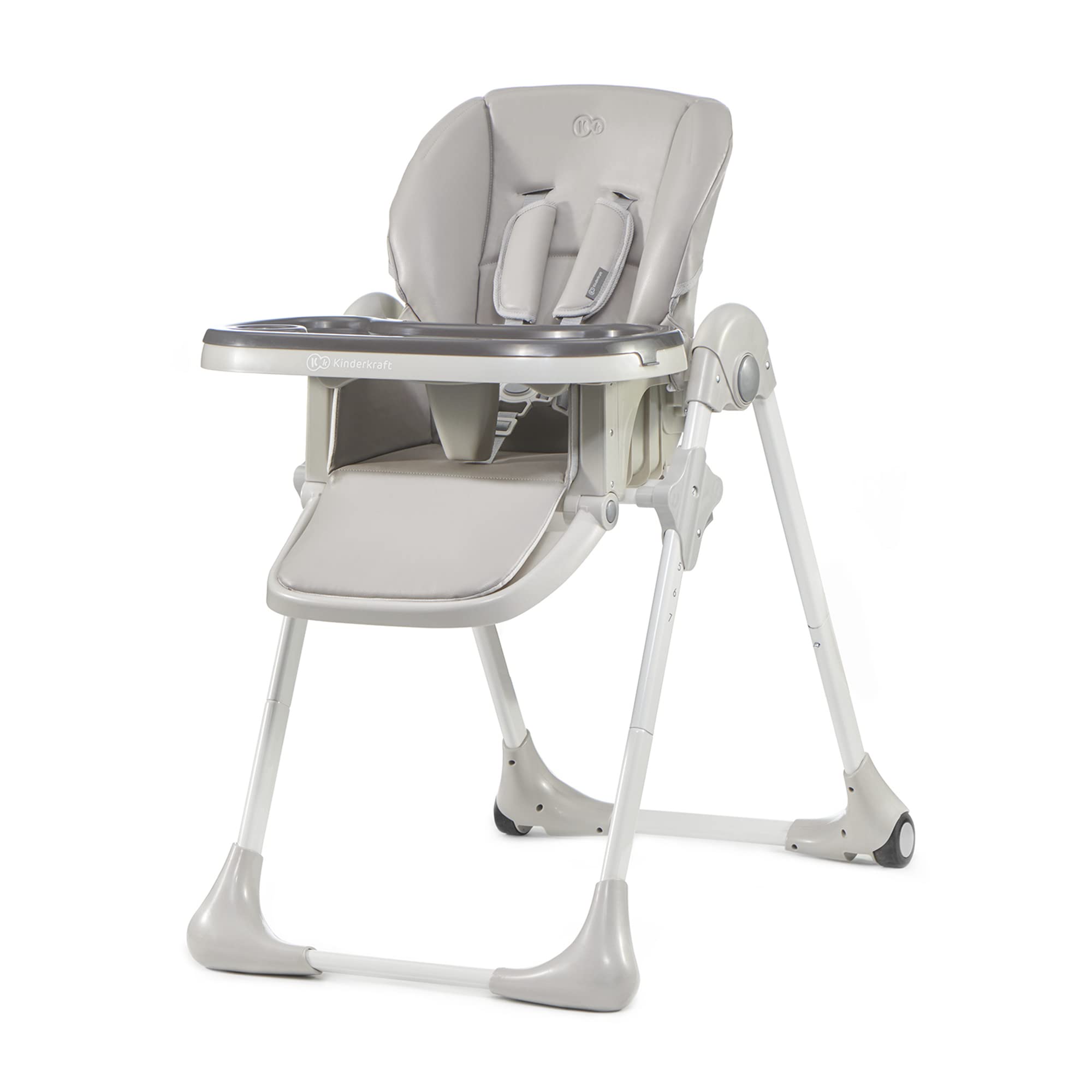 Kinderkraft Yummy adjustable baby high chair in Gray
