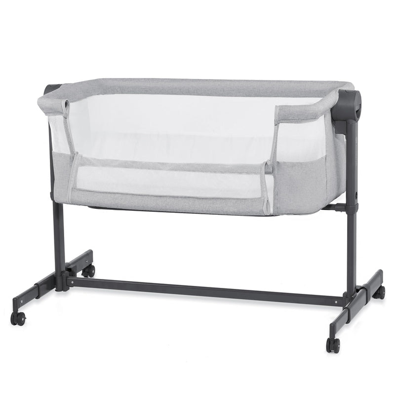 Kinderkraft Neste UP2 Bedside Crib & Co-Sleeper Bassinet, Adjustable 5-Stage Height with Breathable Mesh Sides, Newborn to 20 lbs