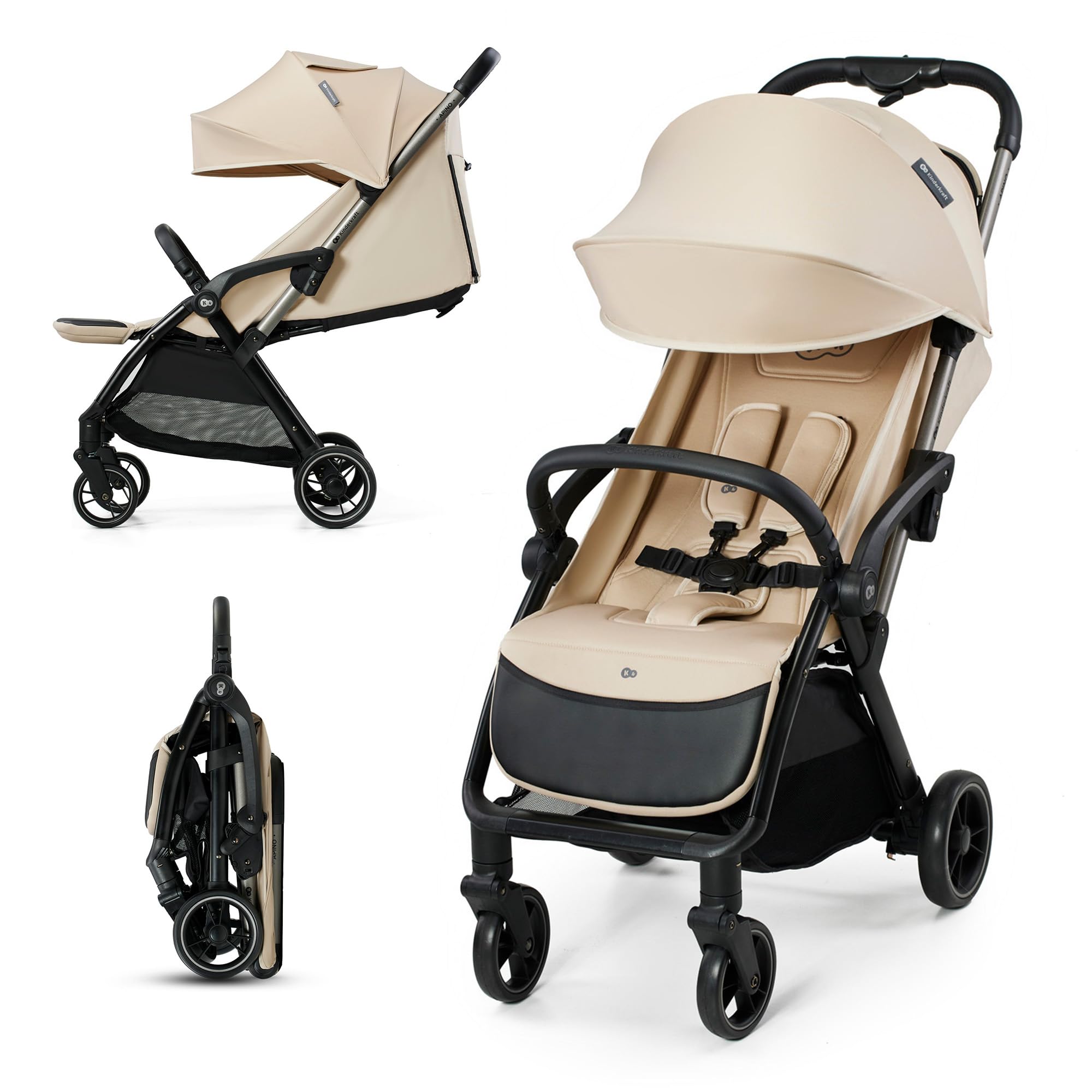 Kinderkraft APINO compact lightweight auto-fold baby stroller