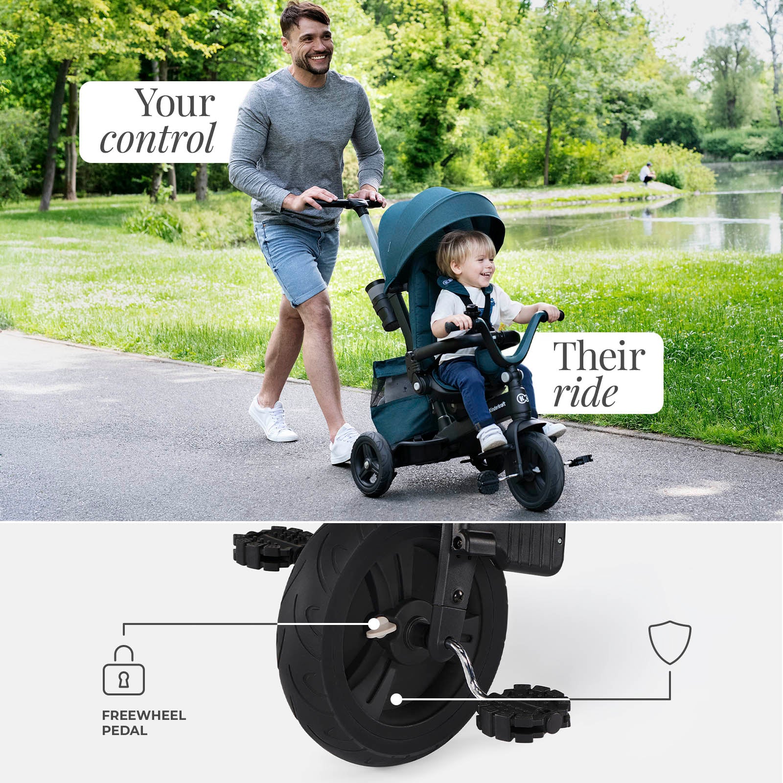 Kinderkraft EASYTWIST USA Black (view 5)