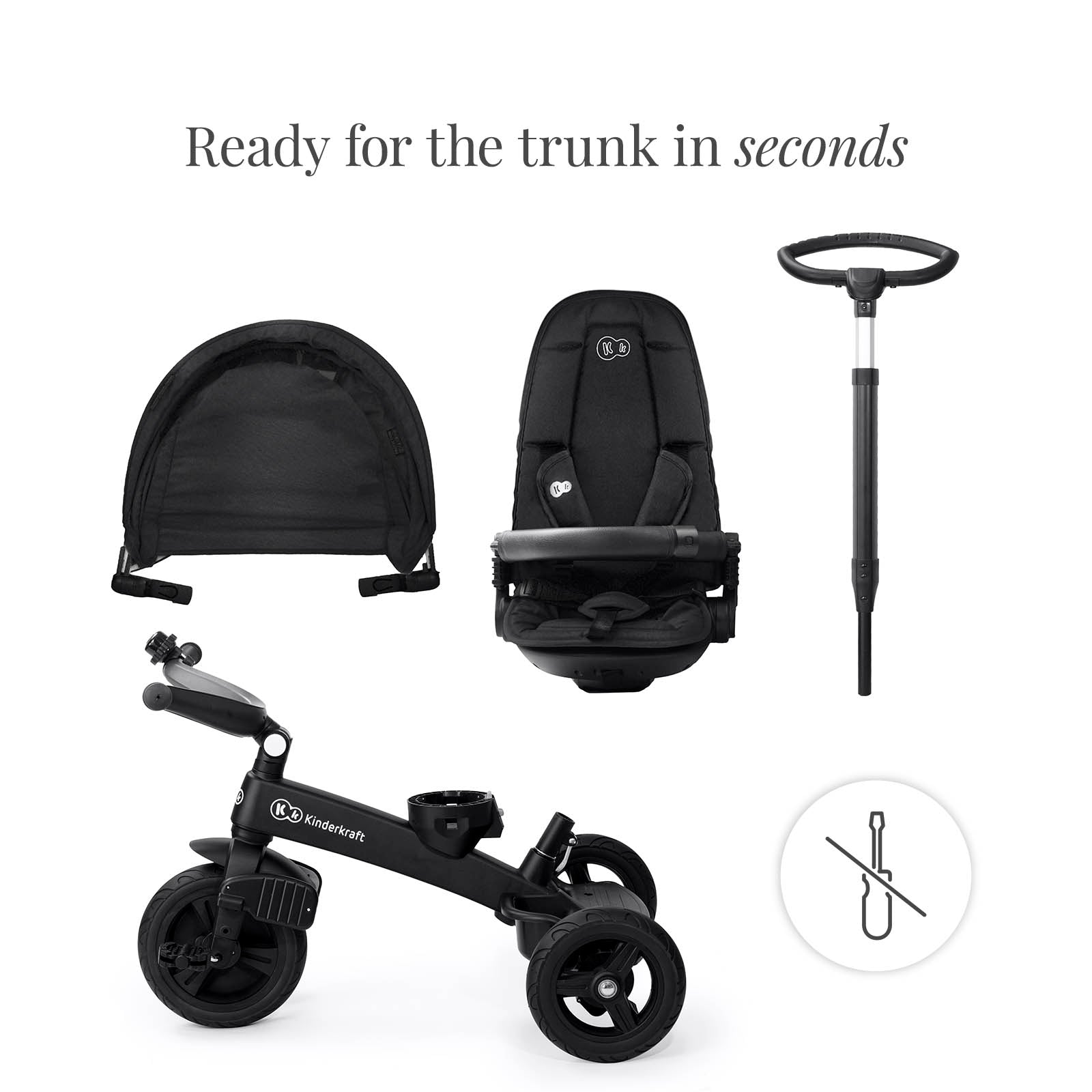 Kinderkraft EASYTWIST USA Black (view 8)