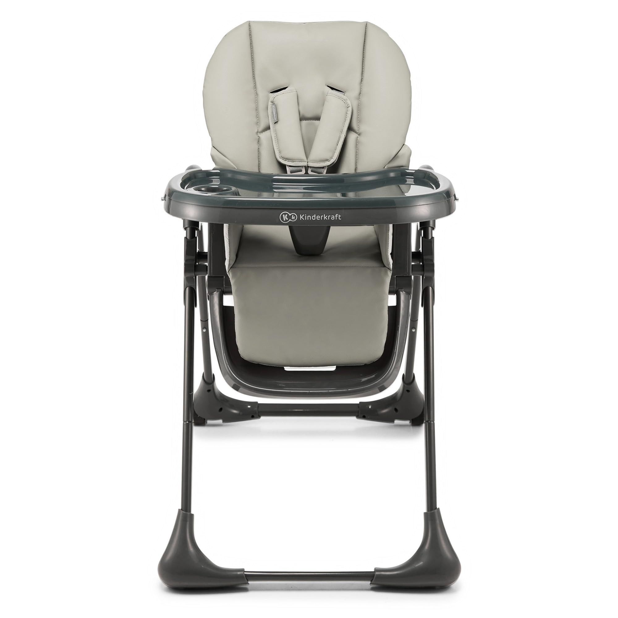 Kinderkraft Tummie 2-in-1 Convertible High Chair & Infant Bouncer, Adjustable Baby Feeding Chair, Birth to 33 lbs