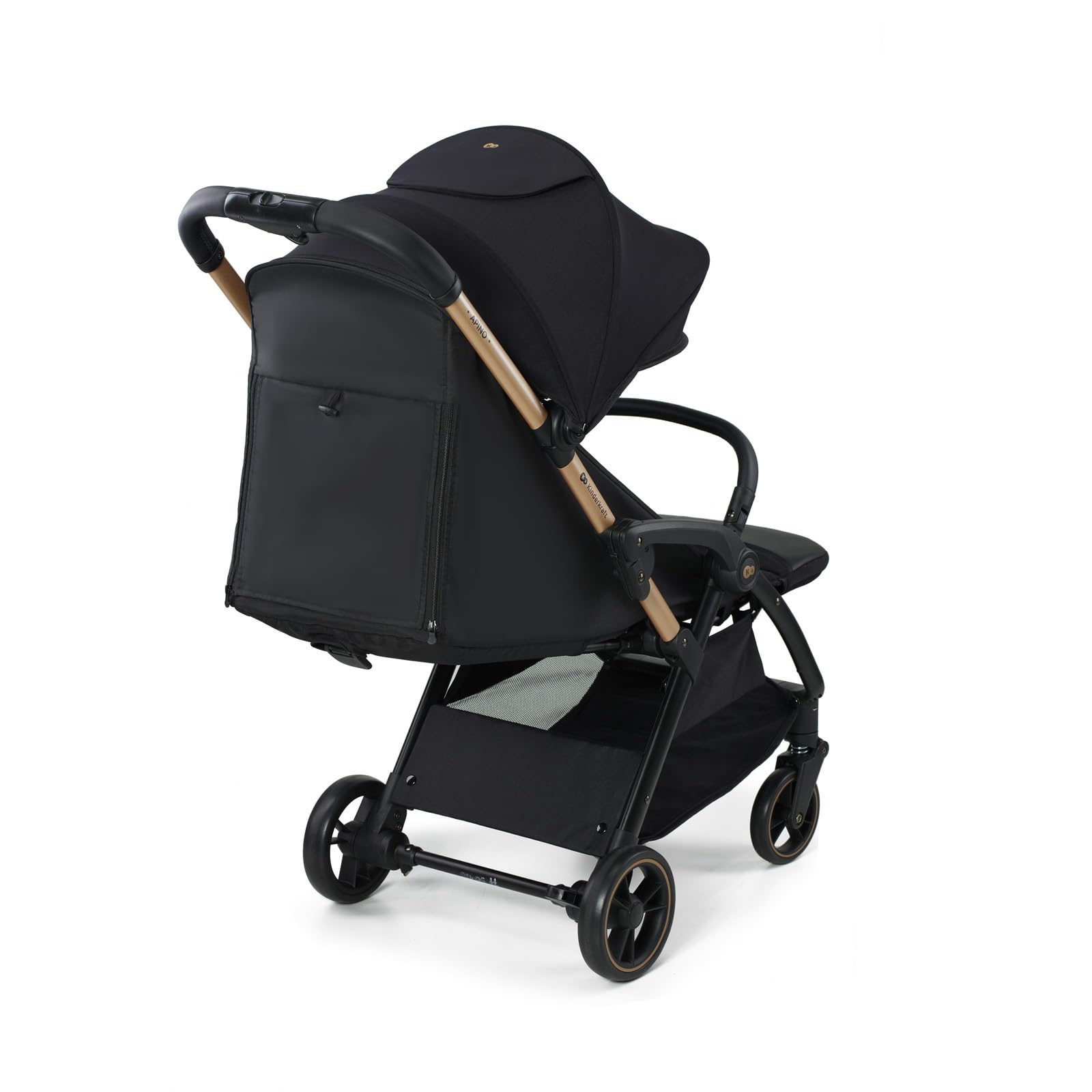 Kinderkraft APINO Compact Lightweight Baby Stroller, Auto-Fold Travel Stroller for Toddler, Only 16 lbs, Up to 48 lbs