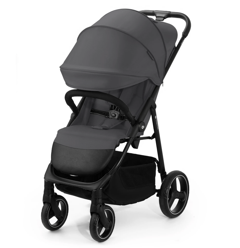 Kinderkraft Trig 3 Lightweight Compact Baby Stroller, Foldable Travel Stroller with One-Hand Fold & All-Wheel Suspension, Infant to Toddler, Up to 55 lbs