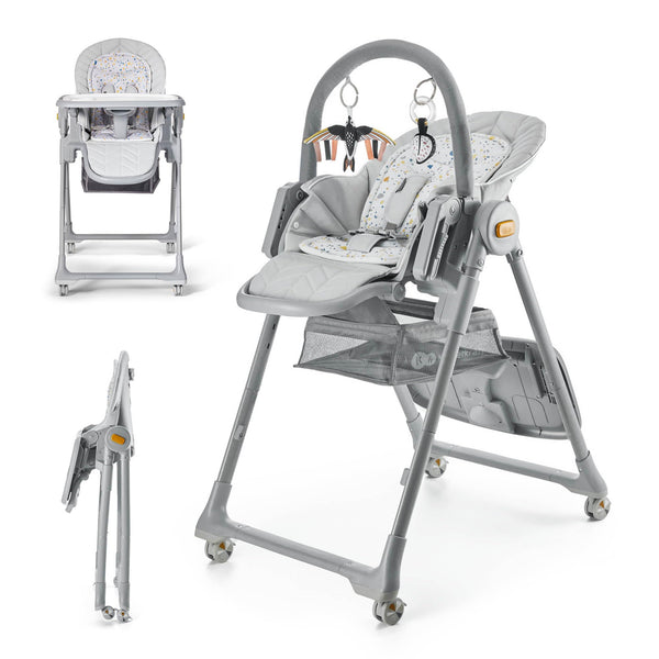 Kinderkraft Lastree 2-in-1 convertible high chair that grows with your child