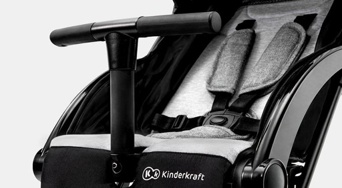 Бебешка количка KinderKraft PILOT, Сива